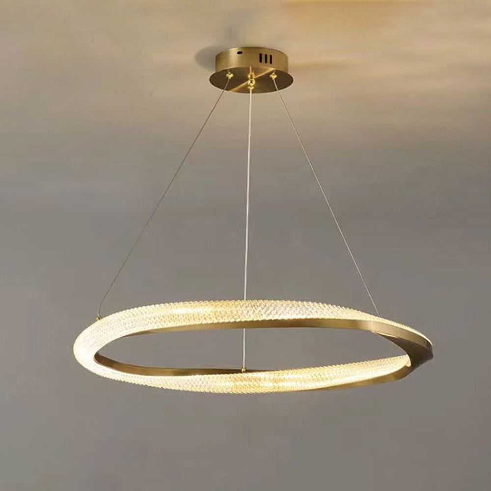 Kirsten Pendant Light, Aluminium & Arcylic, 1/2 Rings, 2 Color - Lumpaz