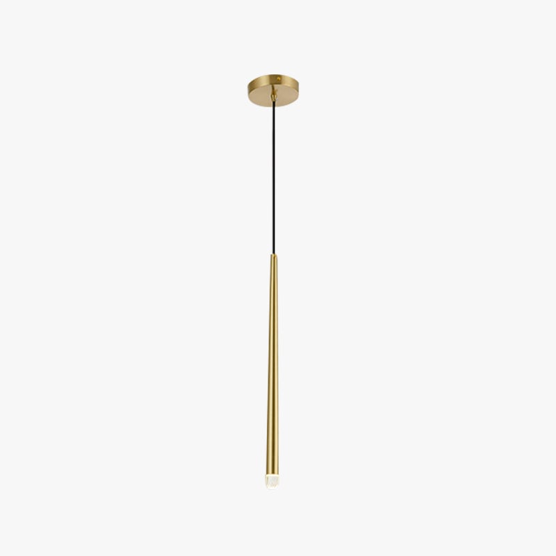 Carr Pendant Light Linear Modern, Metal, Gold, Living Rooms - Lumpaz