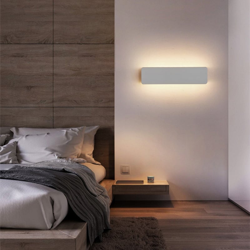 Orr LED Metal Indoor Wall Lamp Rotatable, White - Lumpaz