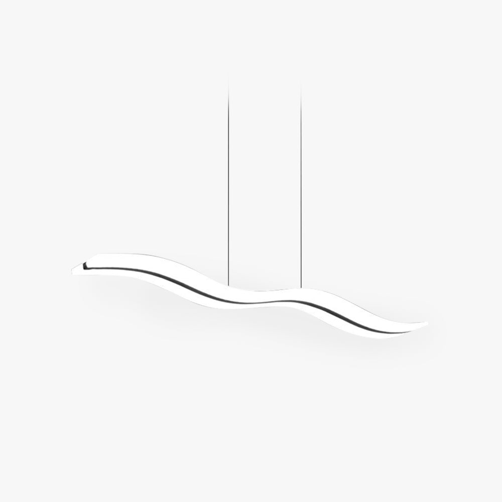 Minimalist Wave Wavy Pendant Light, 38.5" - Lumpaz