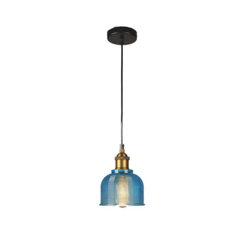 Hailie Glass Art Deco Pendant Lights,Colorful - Lumpaz