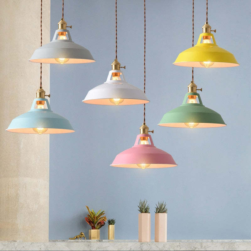 Morandi Modern Pendant Light, Vintage Rustic Industrial Style - Lumpaz