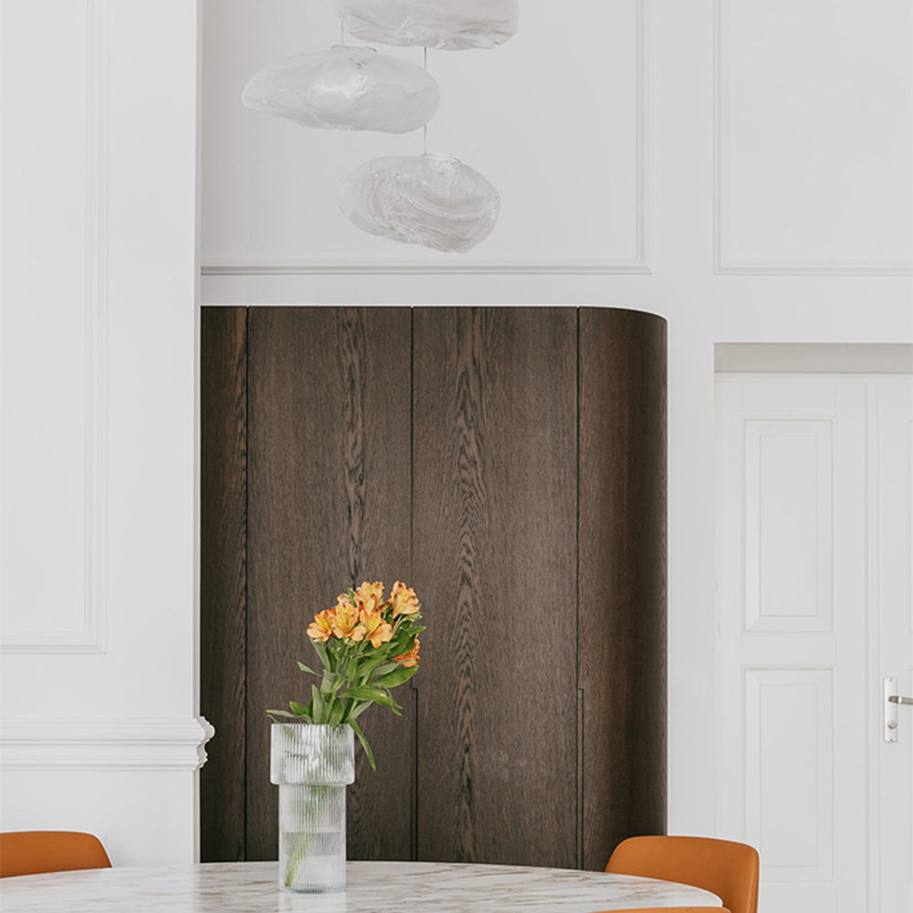 Byers Minimalist Spherical Metal/Glass Pendant Light, 3 Color - Lumpaz