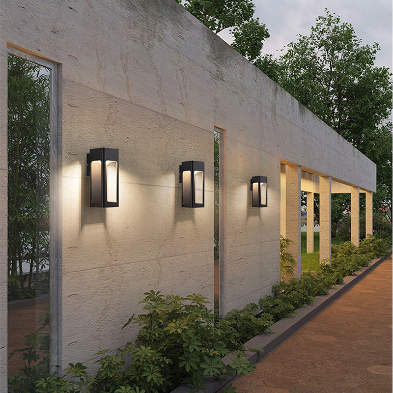 Orr Modern Waterproof Minimalist Geometric Outdoor Wall Light - Lumpaz