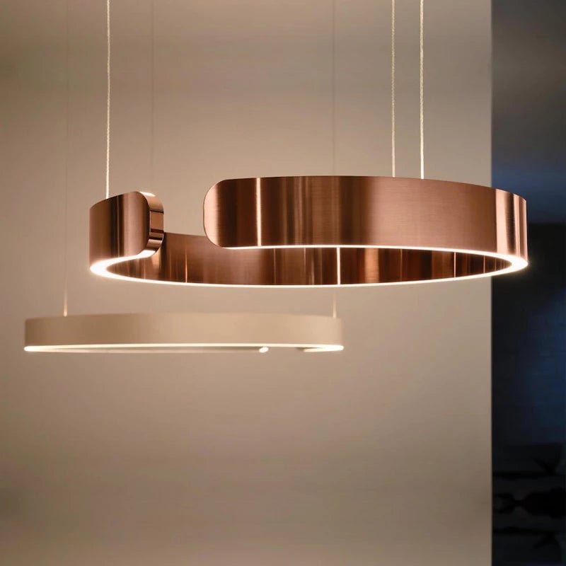 Edge Circle Pendant Light, LED, 4 Color Dining Room - Lumpaz