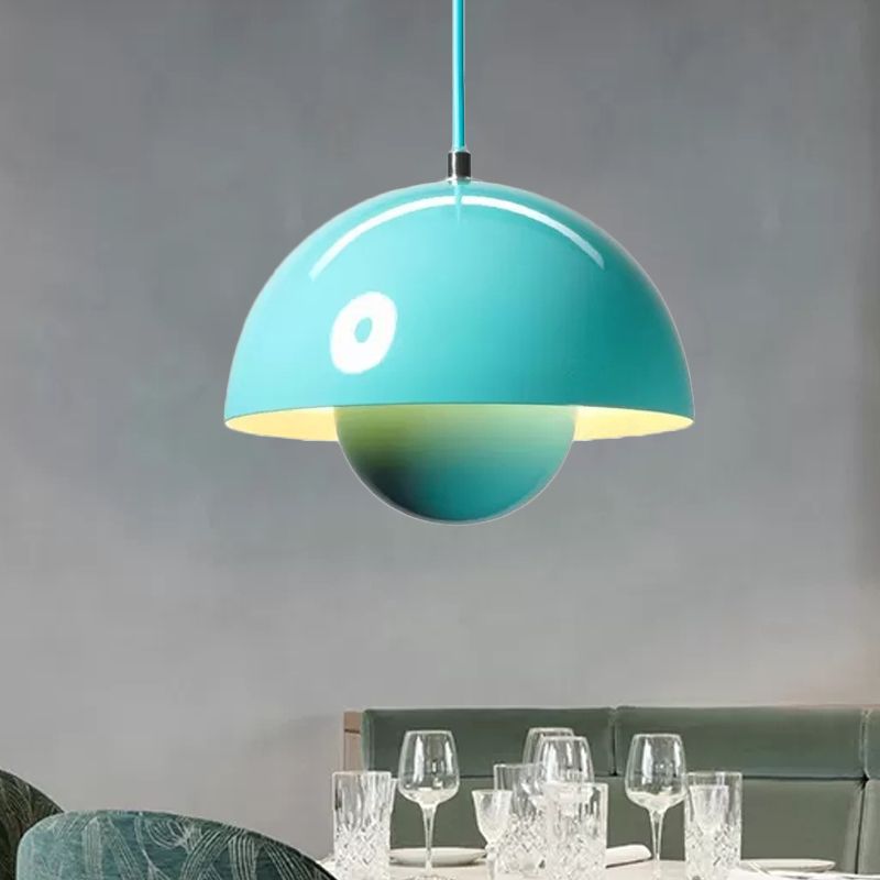 Morandi Modern Colorful Art Deco Pendant Light Metal Bedroom - Lumpaz