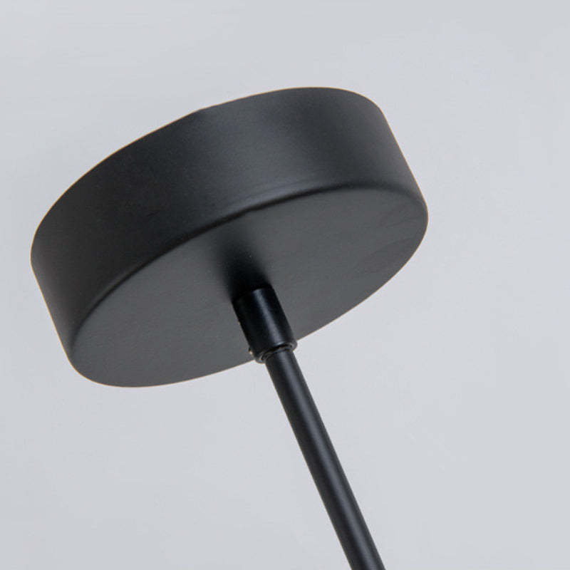 Avi Minimalist Linear Metal Pendant Light, Black - Lumpaz