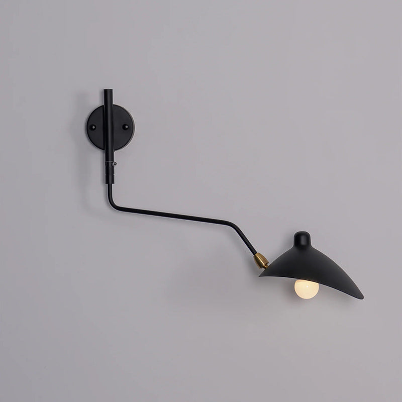 Schmitt Wall Lamp Industry, Metal, Black, Living Room - Lumpaz