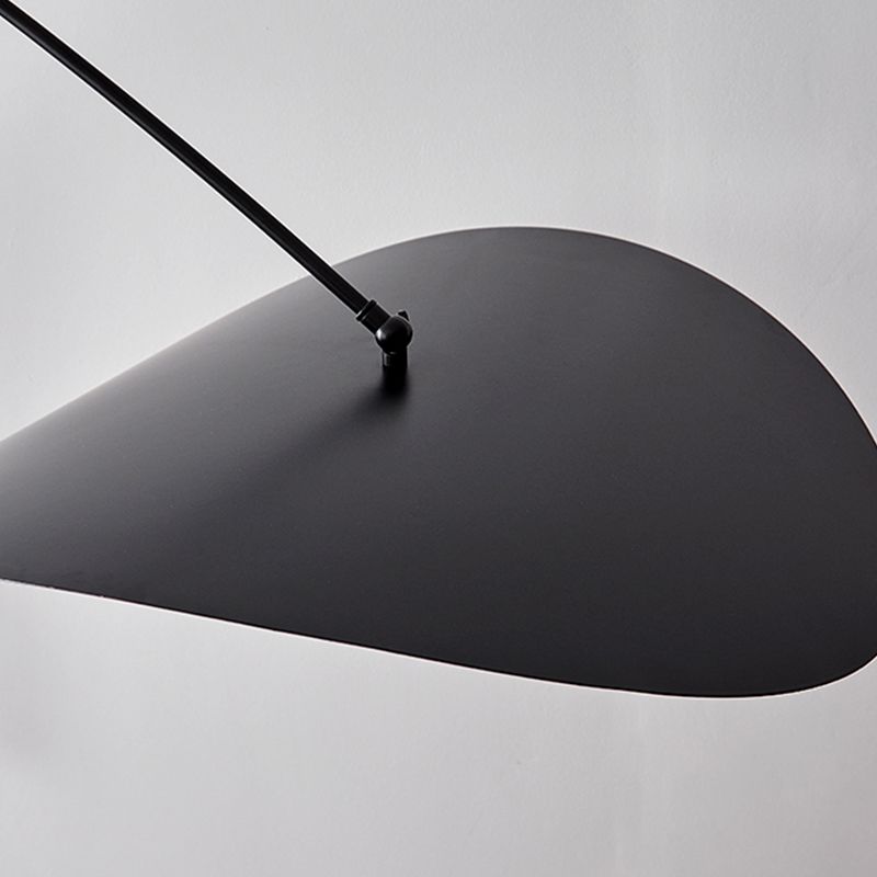 Carins Arc Wall Lamp, Metal/Glass, Black/Gold, Bedroom - Lumpaz