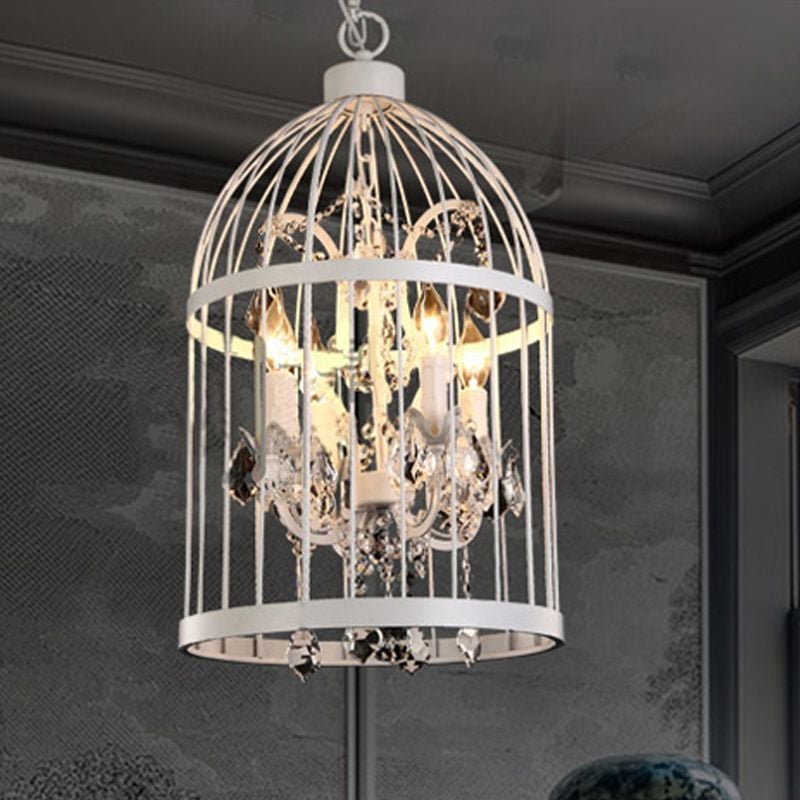 Cooley Designer Industrial Vintage Birdcage Pendant Light - Lumpaz