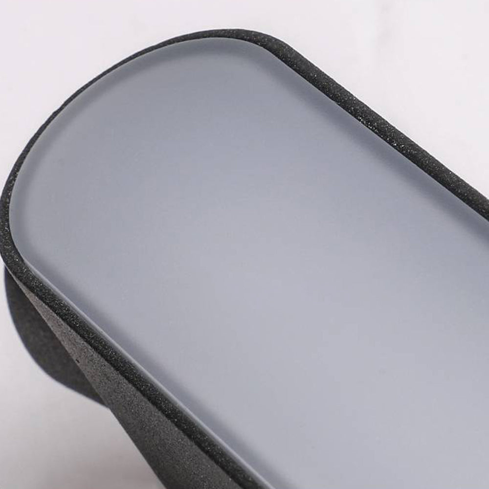 Pena Minimalist Up/Down Acrylic Outdoor Wall Lamp, Black/White - Lumpaz