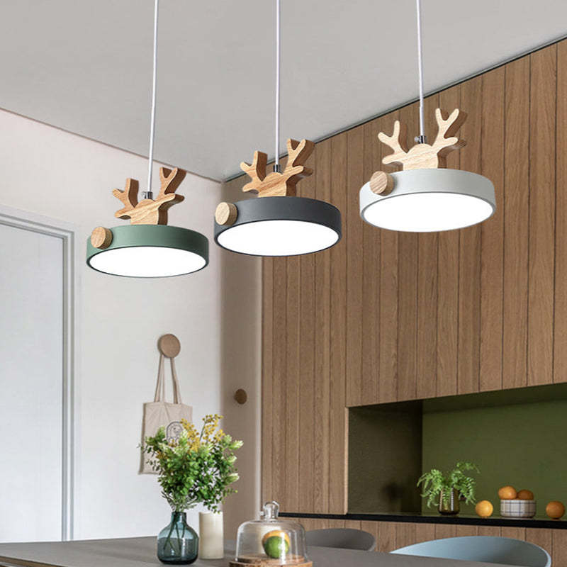 Morandi Deer Cluster Pendant Light 3 Color, 1/3 Heads - Lumpaz