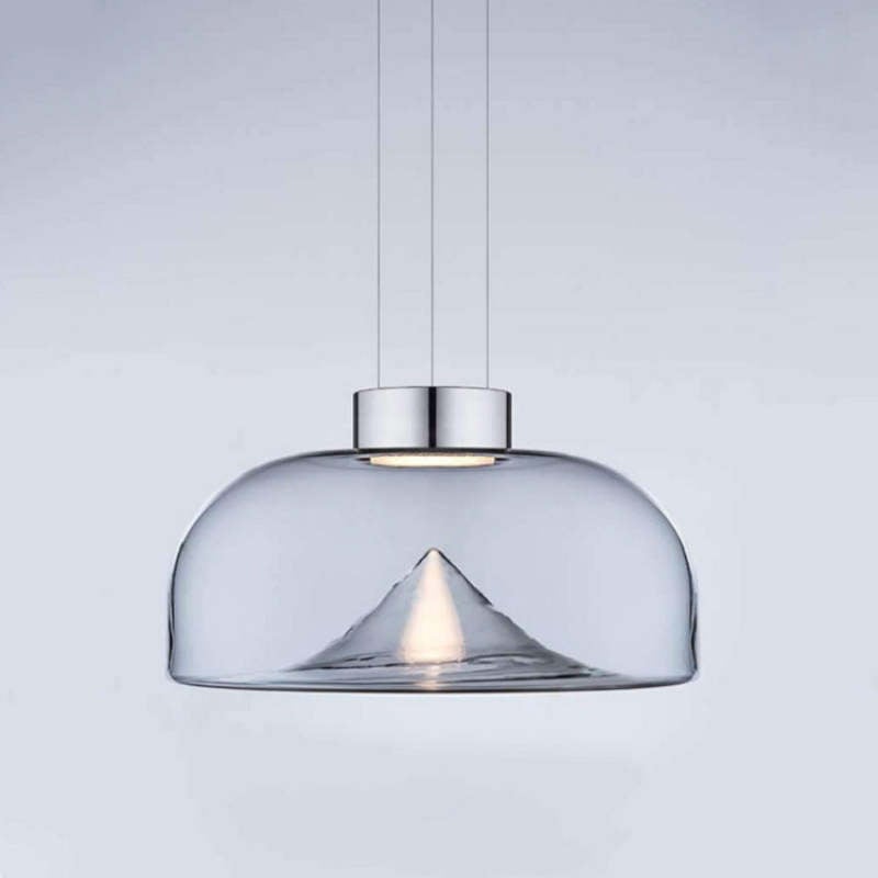 Herbert Modern Mountain Glass Pendant Light - Lumpaz