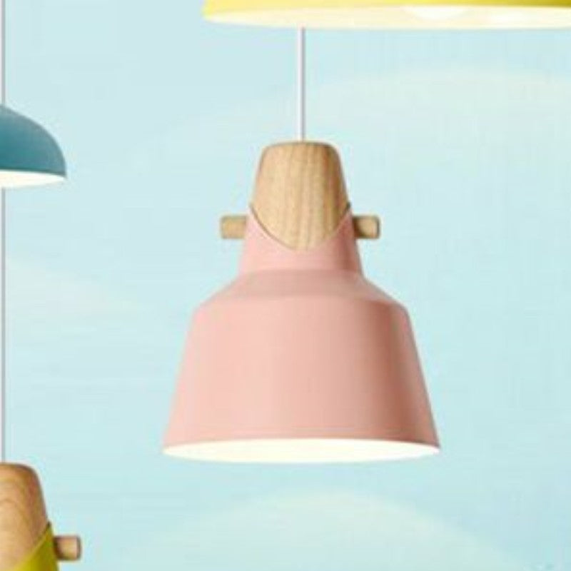 Morandi Nordic Dome Metal Pendant Light, Bule/Green/Pink - Lumpaz