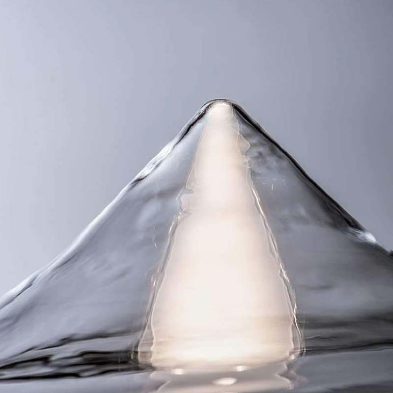 Herbert Modern Mountain Glass Pendant Light - Lumpaz