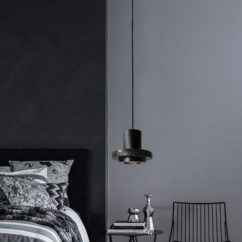 Zaid Black Designer Post-Modern Pendant Light - Lumpaz