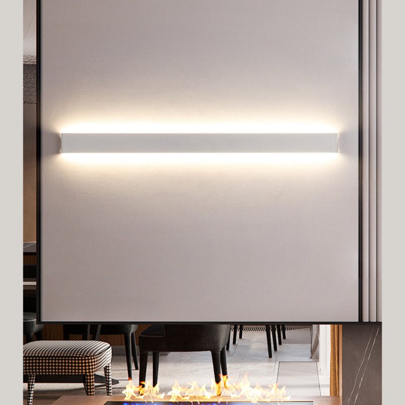 Edge Minimalist Wall Lamp, Black/White - Lumpaz