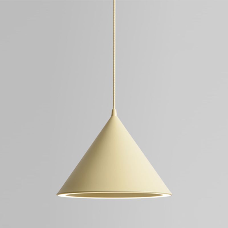 Morandi Funnel-Shape LED Pendant Light for Living Room - Lumpaz