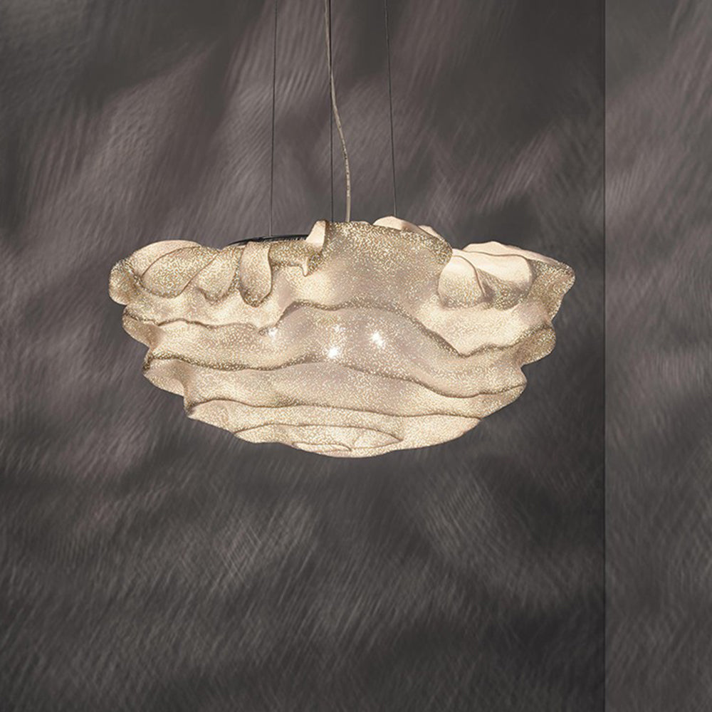 Renée Modern Art Deco White Pendant Lights, Metal Shade - Lumpaz