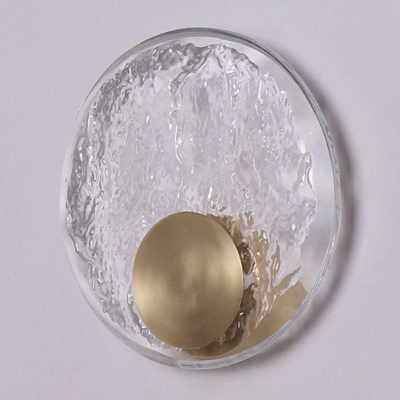 Kristy Art Deco Globe Crystal&Metal Bedroom Wall Lamp, Gold - Lumpaz
