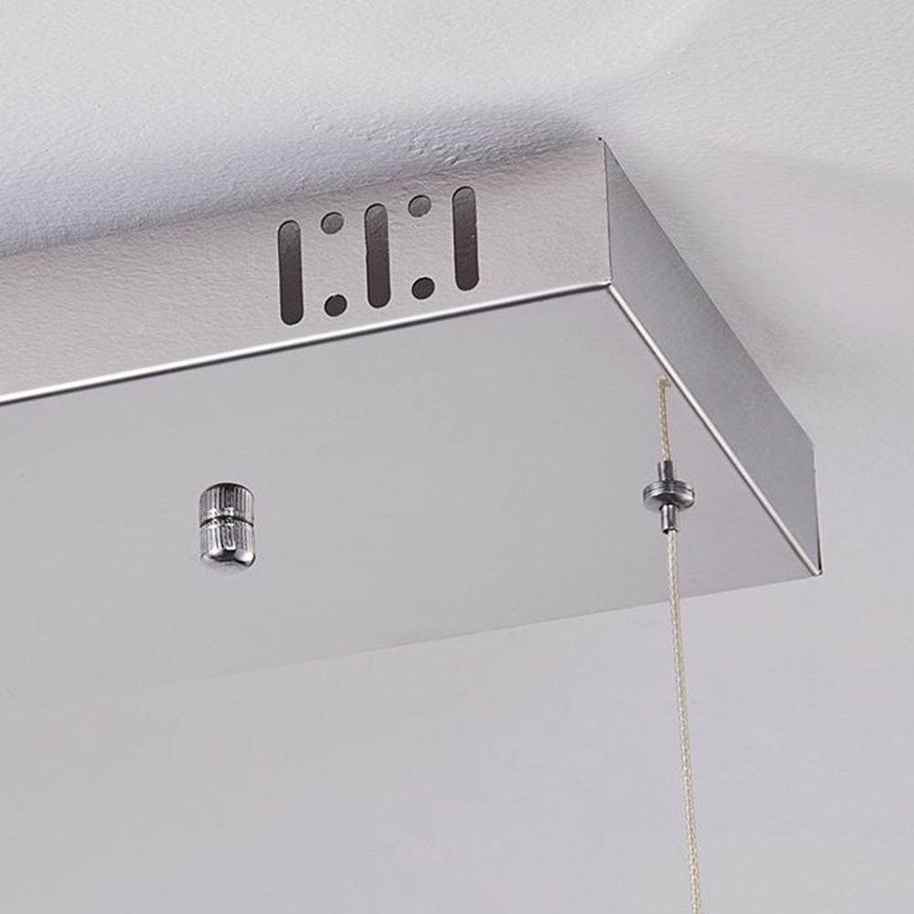 Kristy Luxury Wave Crystal/Metal Pendant Light, Silver/Gold - Lumpaz