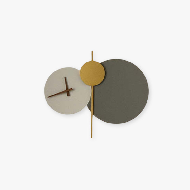 Nielsen Modern Clock Metal Painted Wall Light LED Light Bedroom - Lumpaz