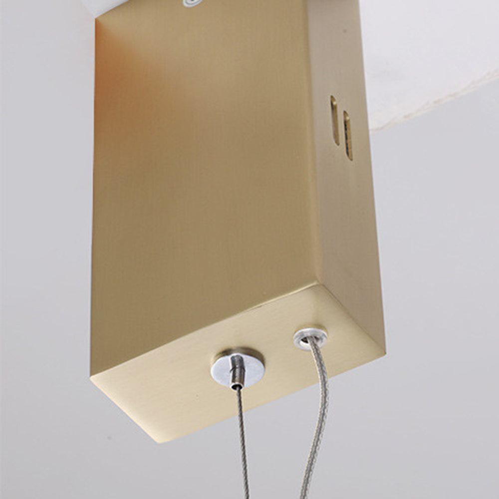 Edge Wave Pendant Light, Gold, 31.5"/39.3"/47.2" - Lumpaz