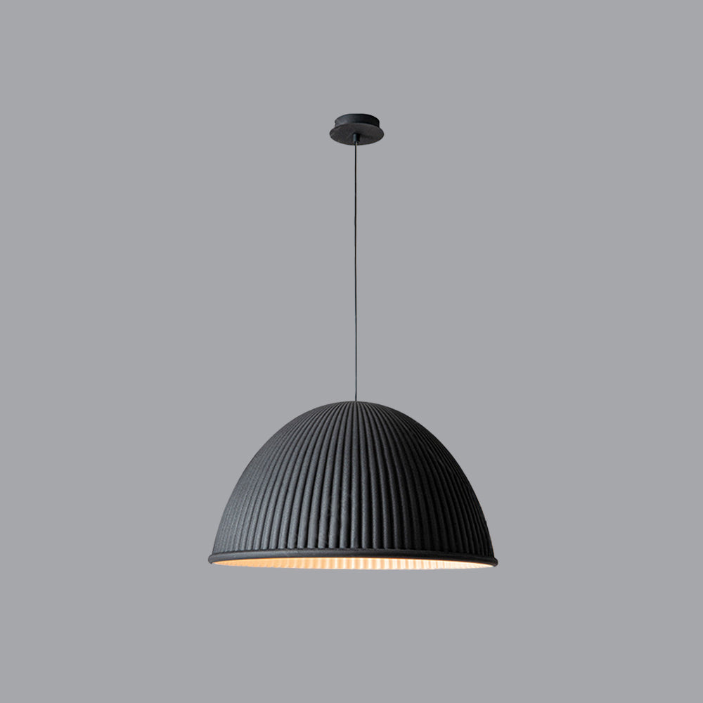 Morandi Modern Semi Resin Pendant Light, Gray/Black/White - Lumpaz