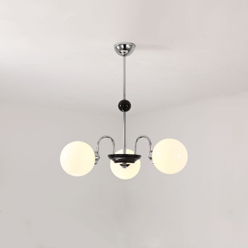 Modern Globe Glass Art Deco Chandelier, Living Room - Lumpaz