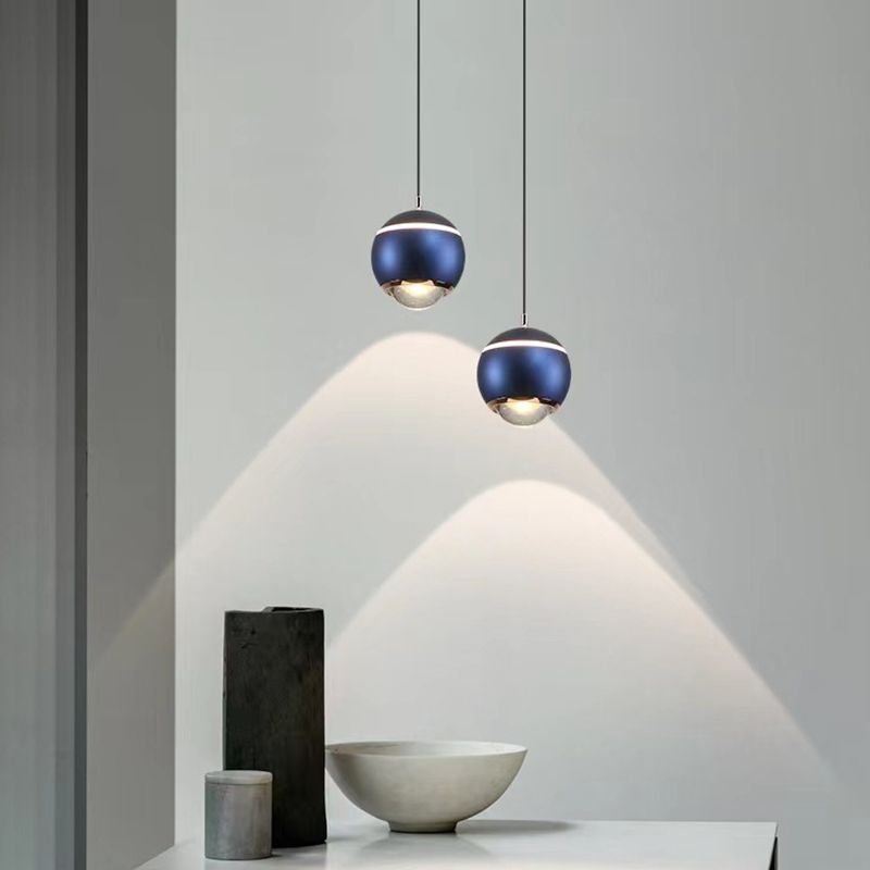 Valentina Modern Round LED Pendant Light, Kitchen Island - Lumpaz