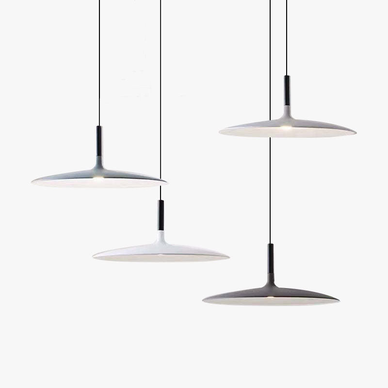 Morandi Pendant Light Pan, Plate Shape, Industrial - Lumpaz