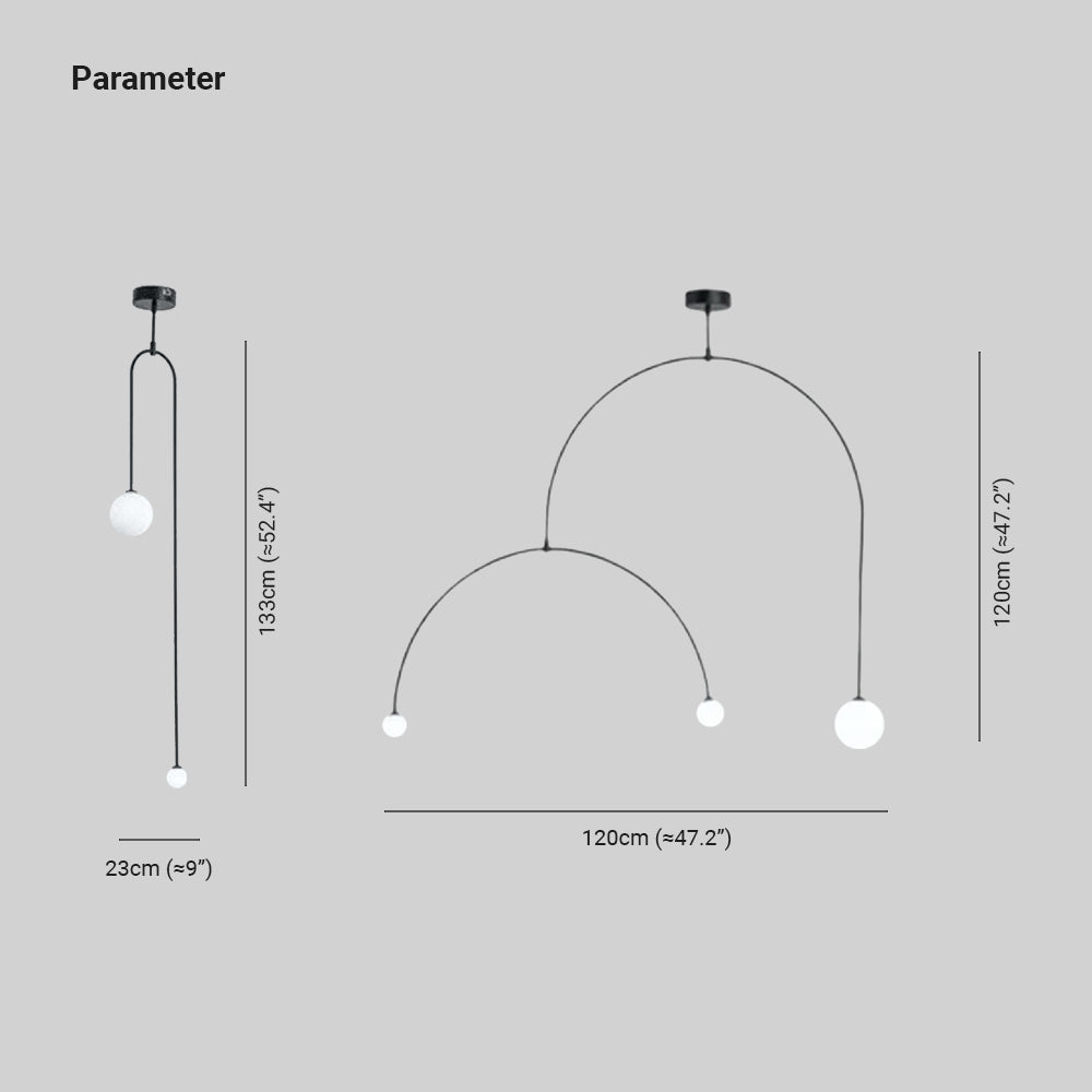Avi Minimalist Linear Metal Pendant Light, Black - Lumpaz