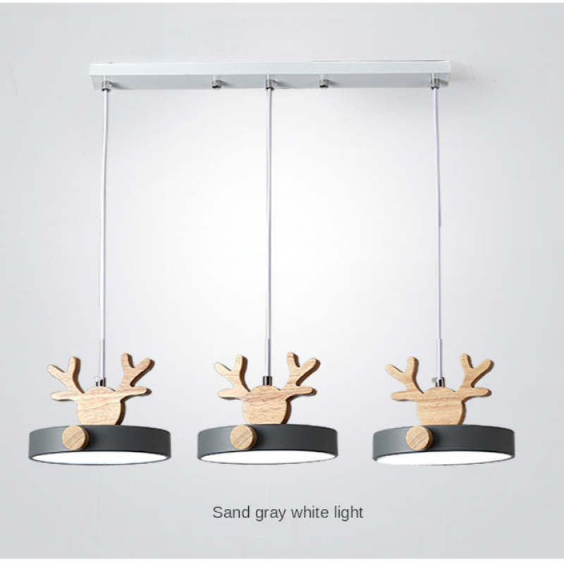 Morandi Deer Cluster Pendant Light 3 Color, 1/3 Heads - Lumpaz