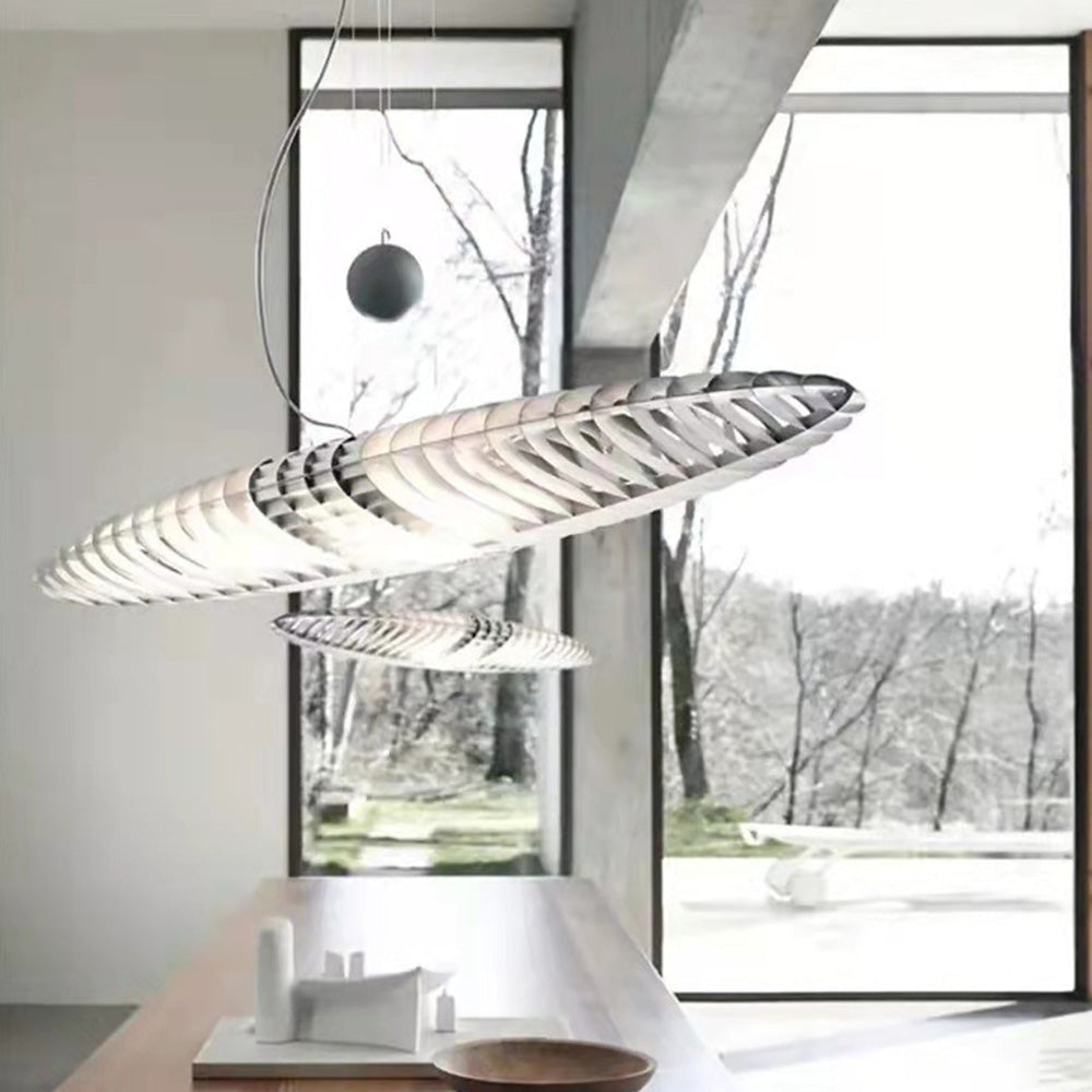 Eveline Modern Stainless Steel Pendant Light, 4 Color - Lumpaz