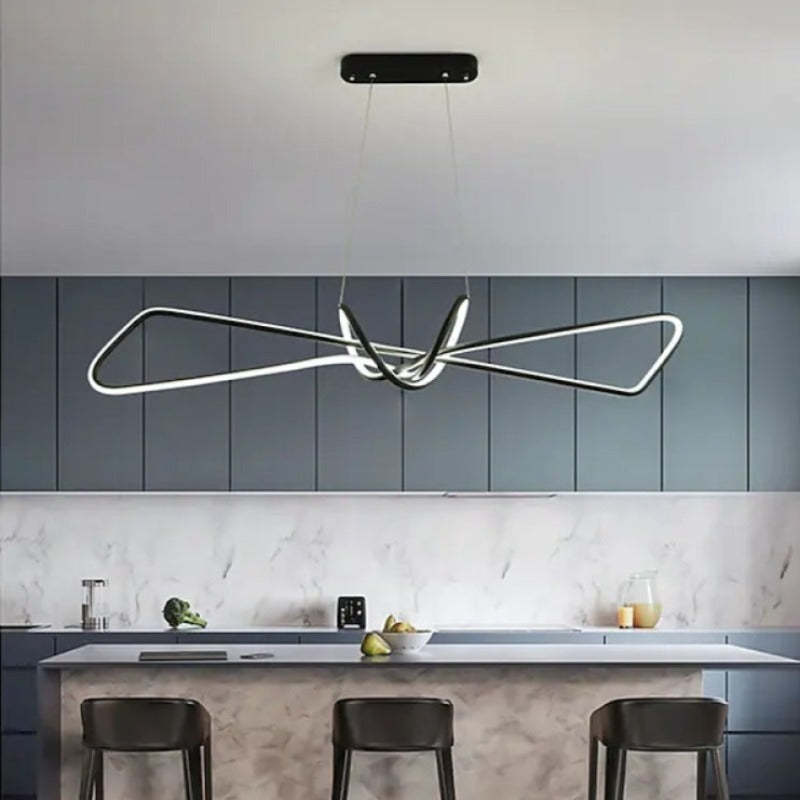 Bouvet Minimalist Geometric Metal Adjustable Pendant Light - Lumpaz