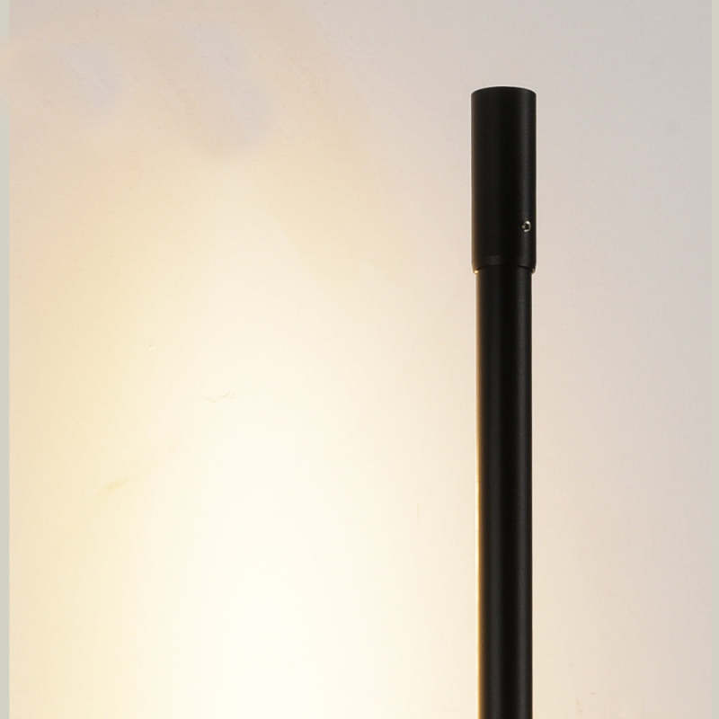 Edge Modern Minimalist LED Wall Reading Lamp, Black - Lumpaz