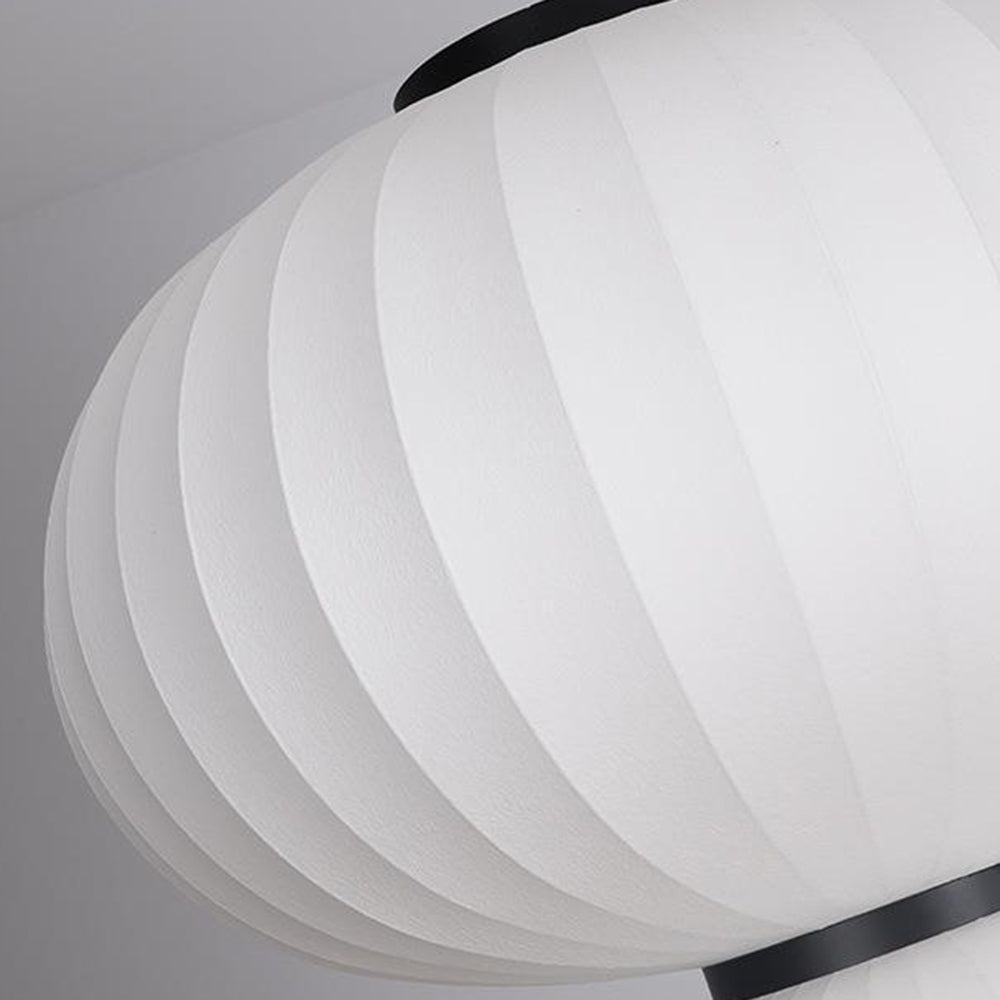 Renée Modern Artificial Silk Pendant Light, White, 3 Style - Lumpaz