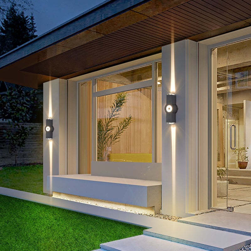 Orr Modern Waterproof Minimalist Cross Outdoor Wall Light Garden/Corridor - Lumpaz