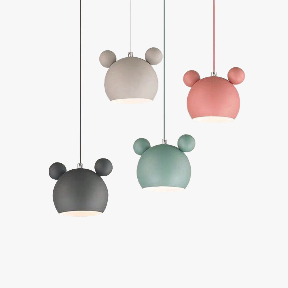 Morandi Modern Cartoon Beer Shape Metal Pendant Light, Multicolor - Lumpaz