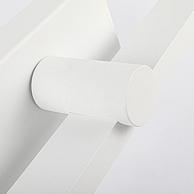 Edge Minimalist Linear Led Vanity Wall Lamp, White, Bathroom - Lumpaz