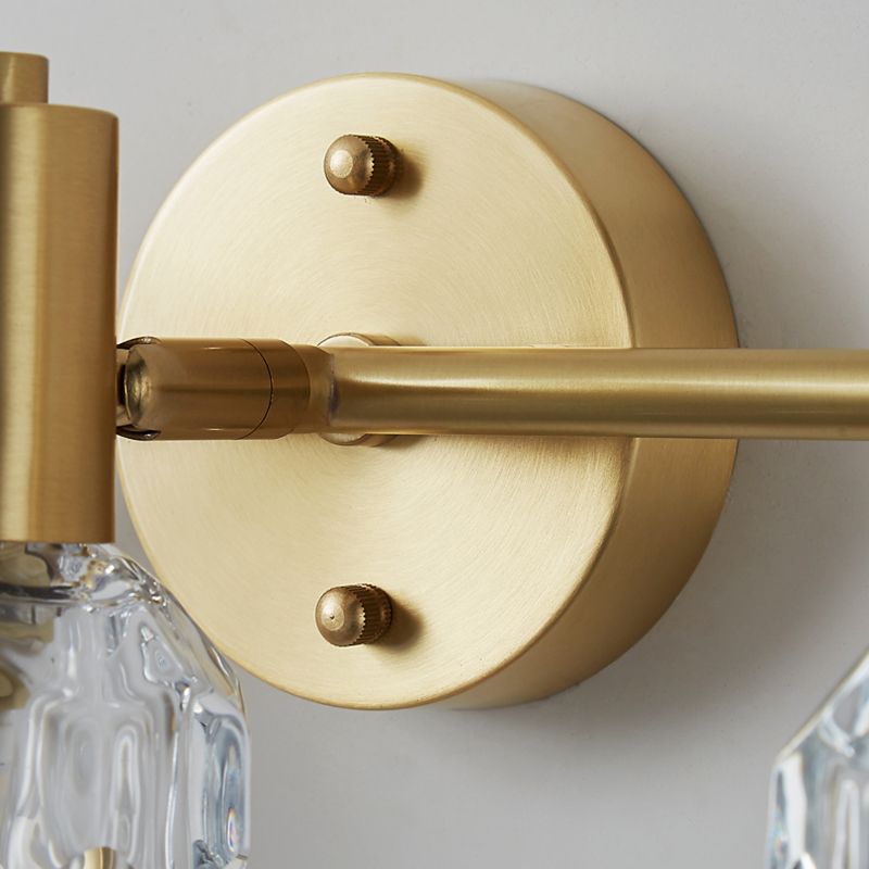 Kristy Luxury Globe Crystal Vanity Wall Lamp, 2/3 Light - Lumpaz