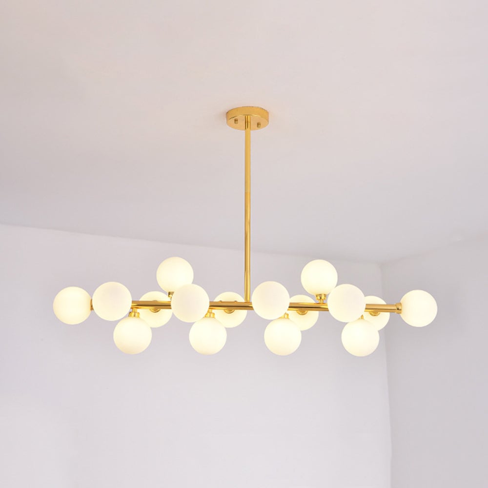 Valentina Chandelier Bubble, Magic Beans, Glass, Dining Room - Lumpaz