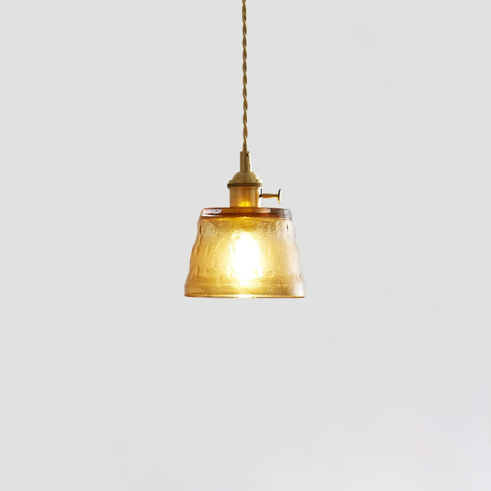 Hailie Modern Nordic Kitchen Island Glass Pendant Light, Brown/Green/Clear/Blue - Lumpaz