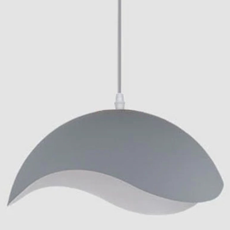 Morandi Colorful Shade Single Pendant Lights, Wood & Metal - Lumpaz