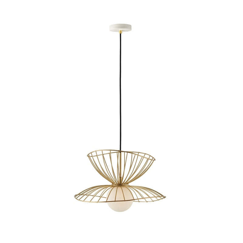 Renée Pendant Light Modern, Metal, Gold/Black, Kitchen Island - Lumpaz