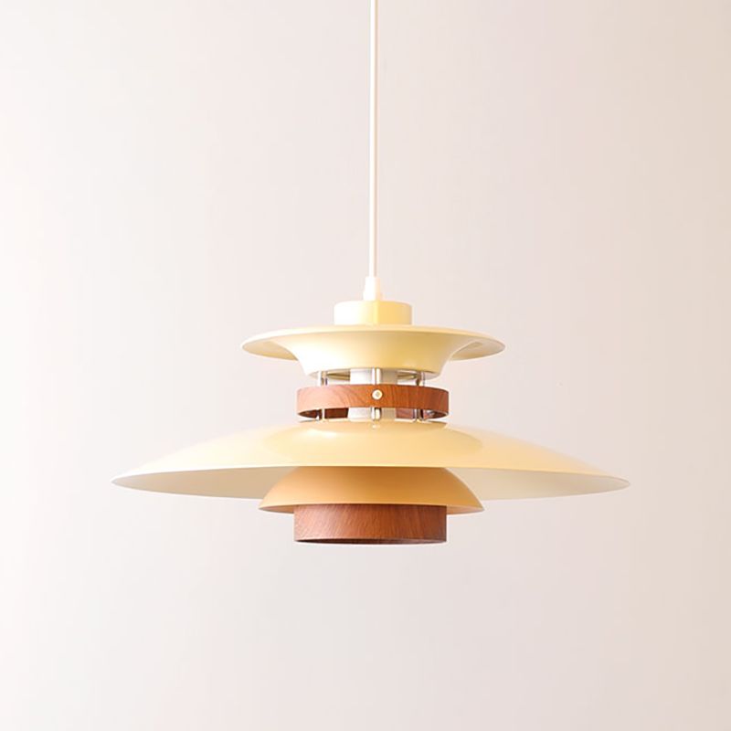 Morandi Unique Designer Metal Pendant Light, White - Lumpaz