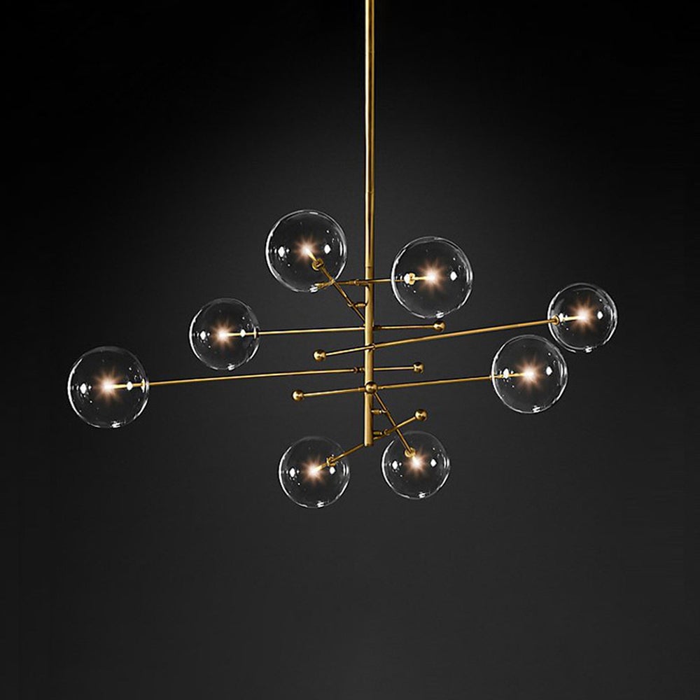 Valentina Modern Bubble  Pendant Light, Gold - Lumpaz
