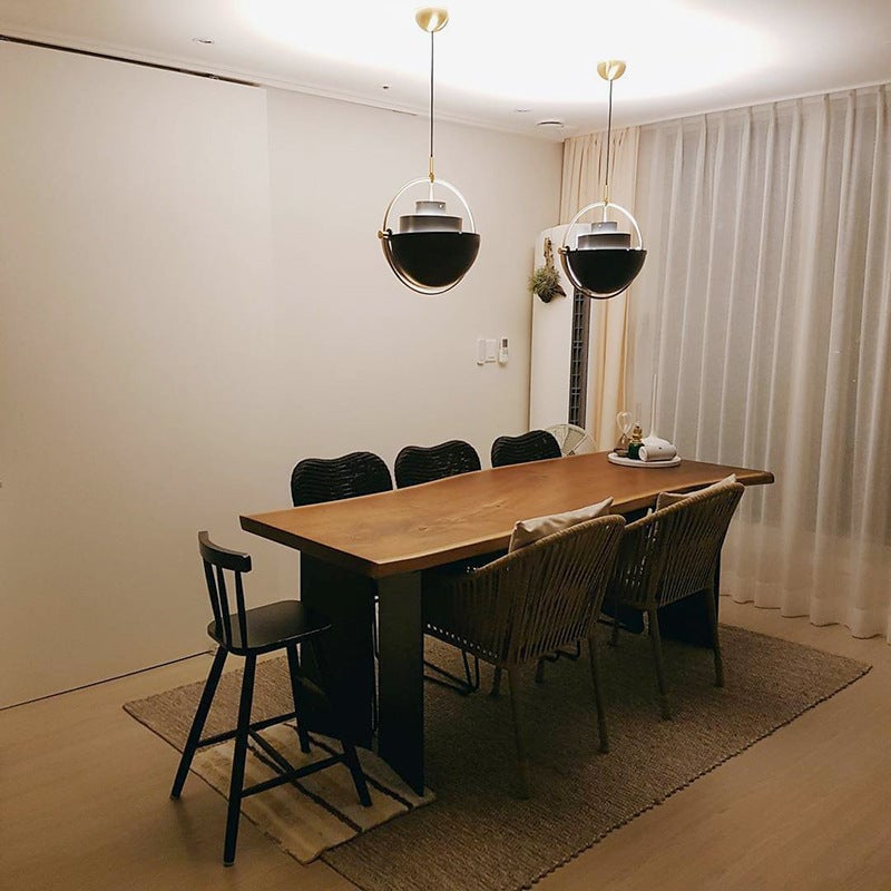 Modern Geometric Metal Pendant Light, Kitchen Island - Lumpaz