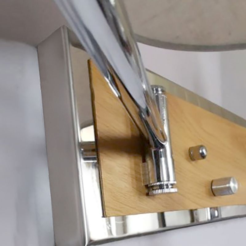 Carins Wall Lamp Dual Lamp Head Adjustable Fabric, 3-Color, Bedroom - Lumpaz