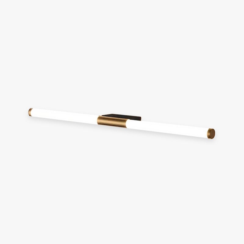 Leigh Minimalist Linear Metal Wall Lamp, Gold - Lumpaz